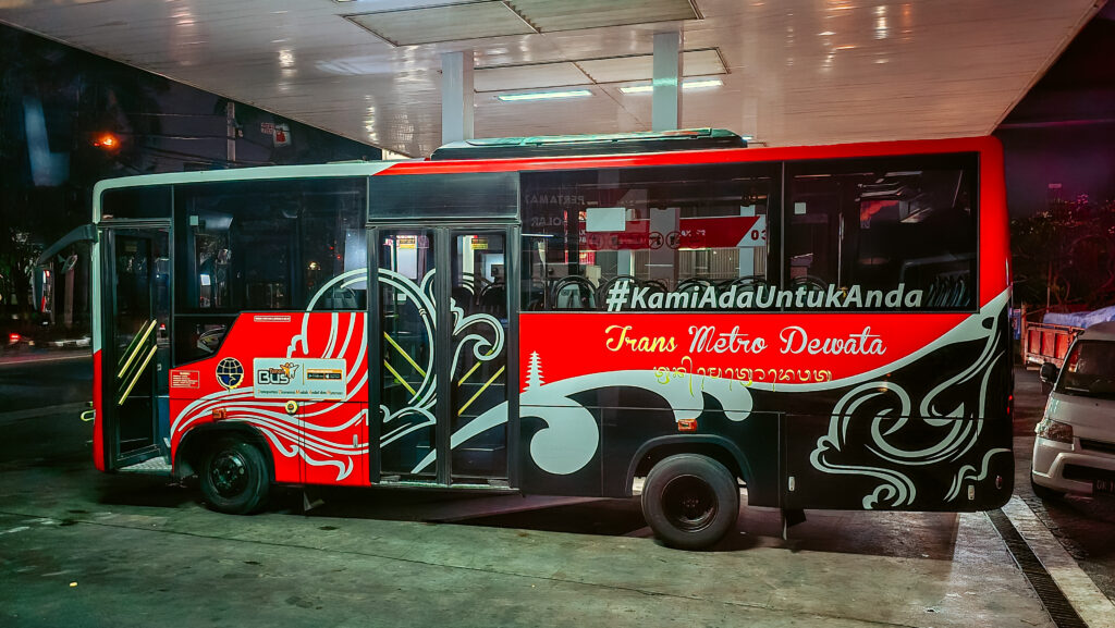 ônibus em bali