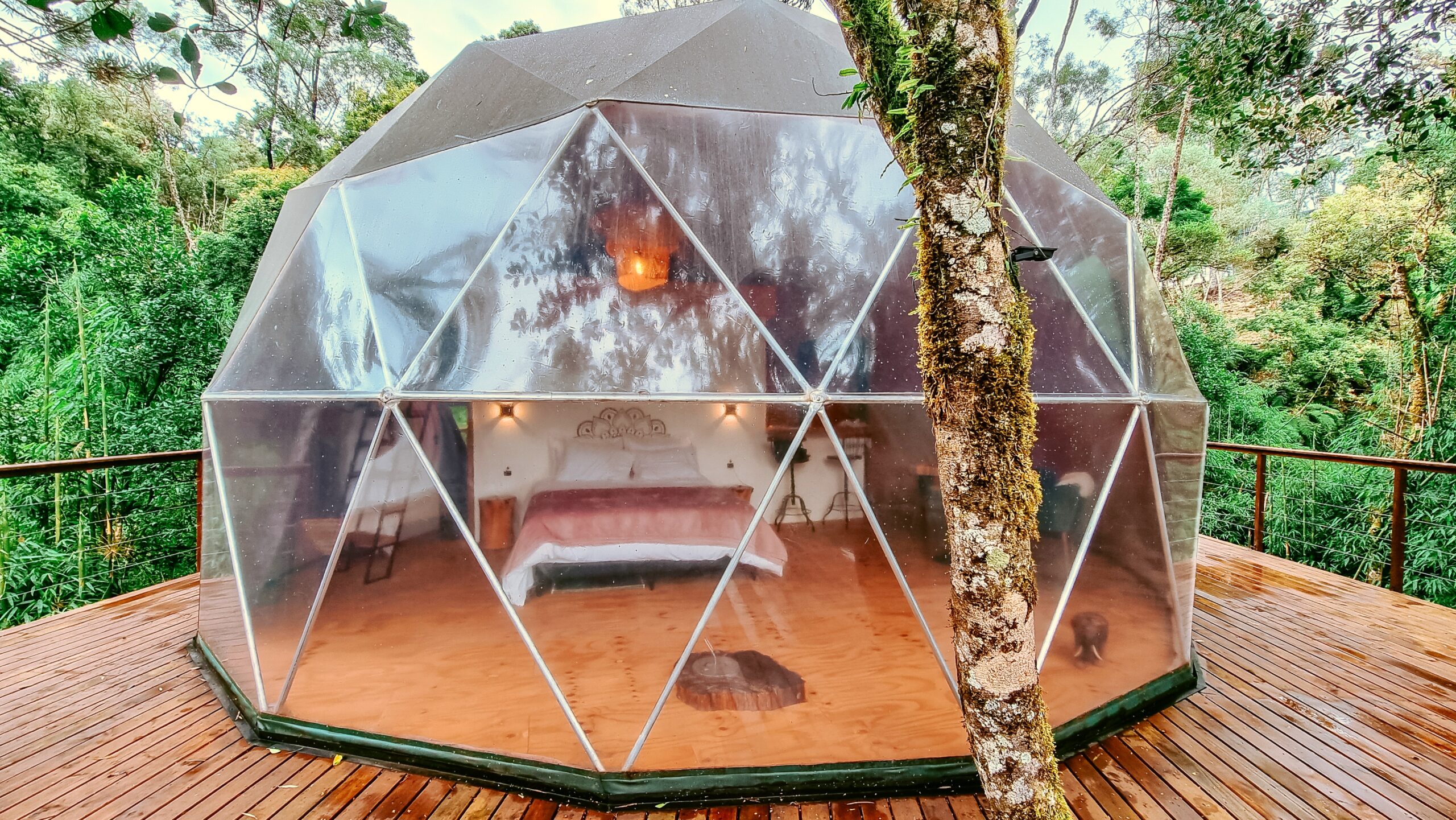 Luxury tent Domo Geodésico com vista incrível, Vale Verde, Brazil 