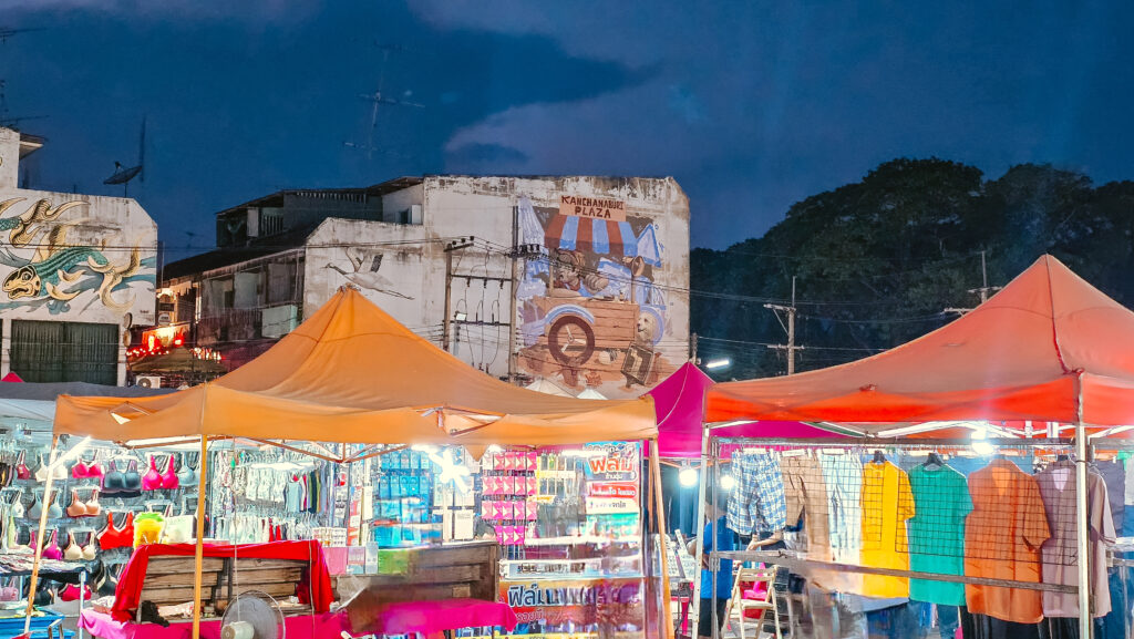 night market kanchanaburi