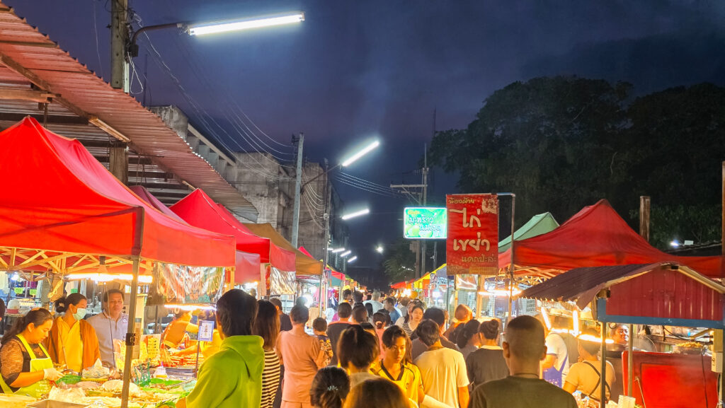 night market kanchanaburi