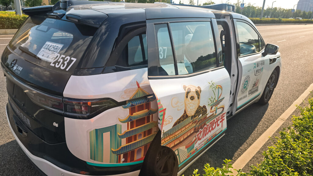 carro sem motorista na china