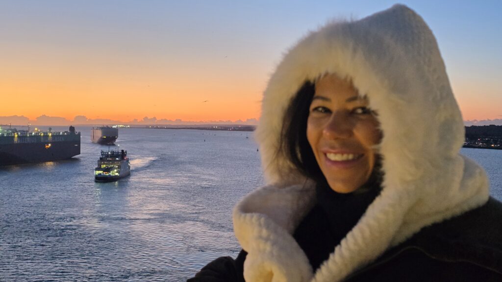 travessia de navio
