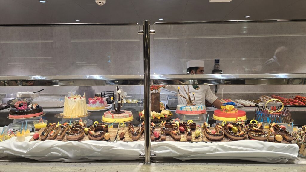 buffet do navio